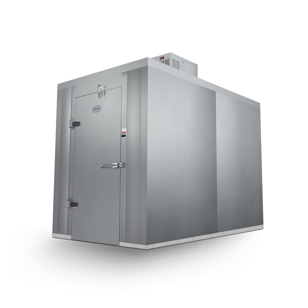 258-C061072NBSCO 6' x 10' Outdoor Walk-In Cooler w/ Top-Mounted Compressor - No Floor