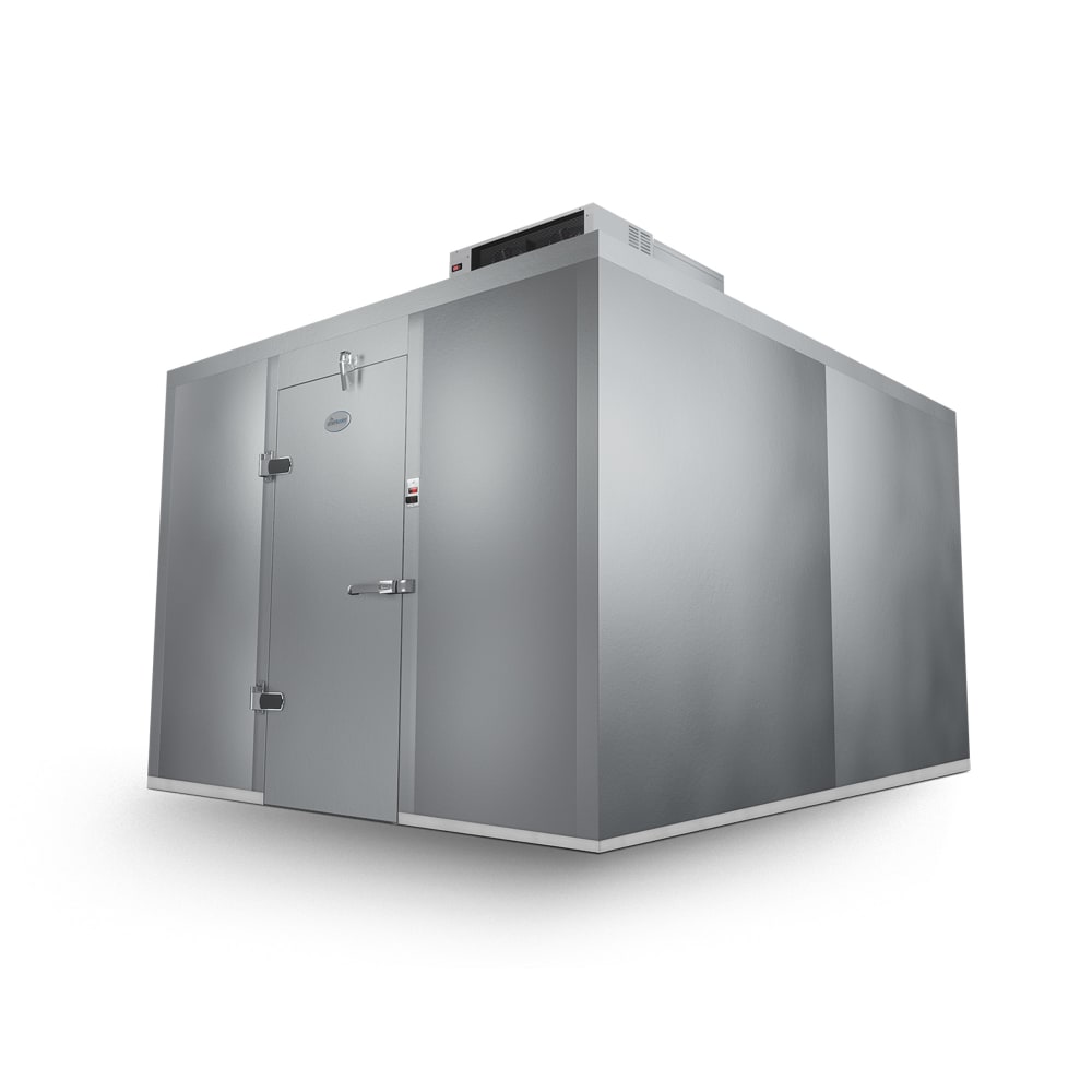 258-C101272NBSCO 10' x 12' Outdoor Walk-In Cooler w/ Top-Mounted Compressor - No Floor
