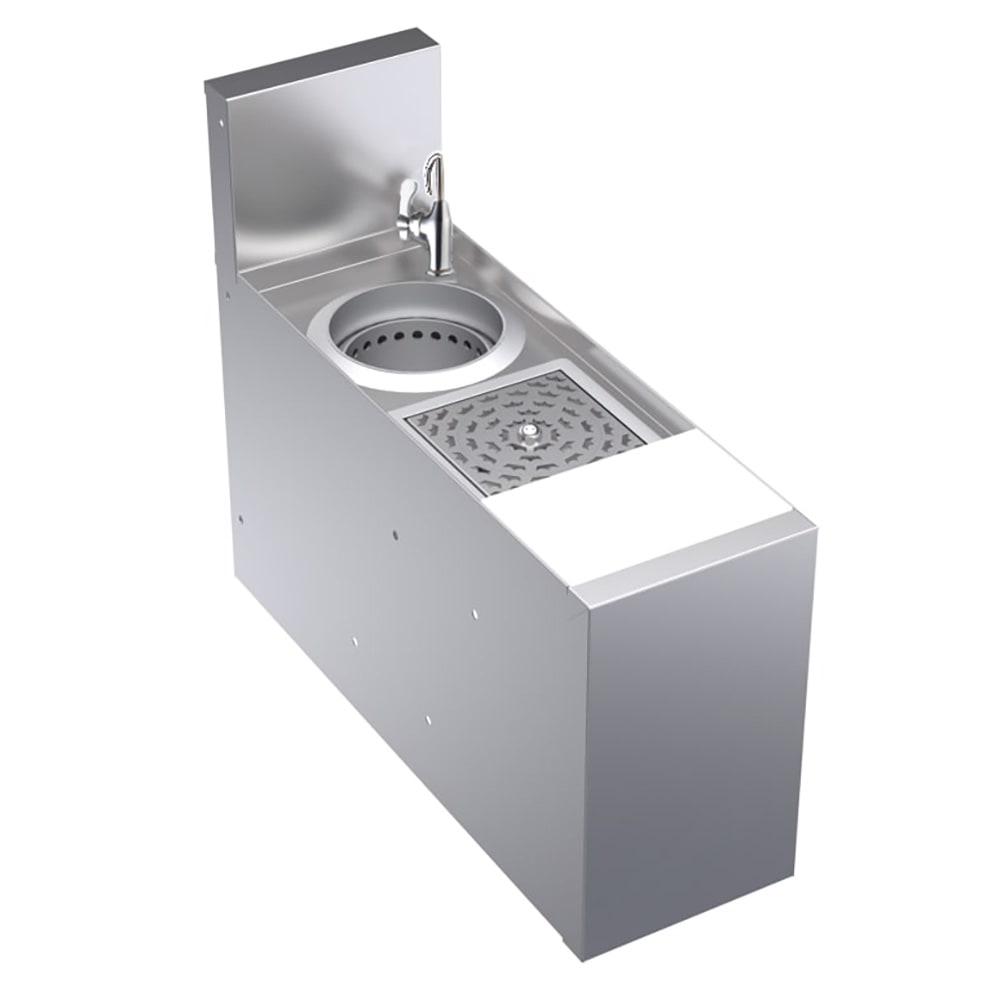 381-KR18MS8 Underbar Dipper Well Station w/ Glass Rinser, 8" x 24" x 36 1/2"