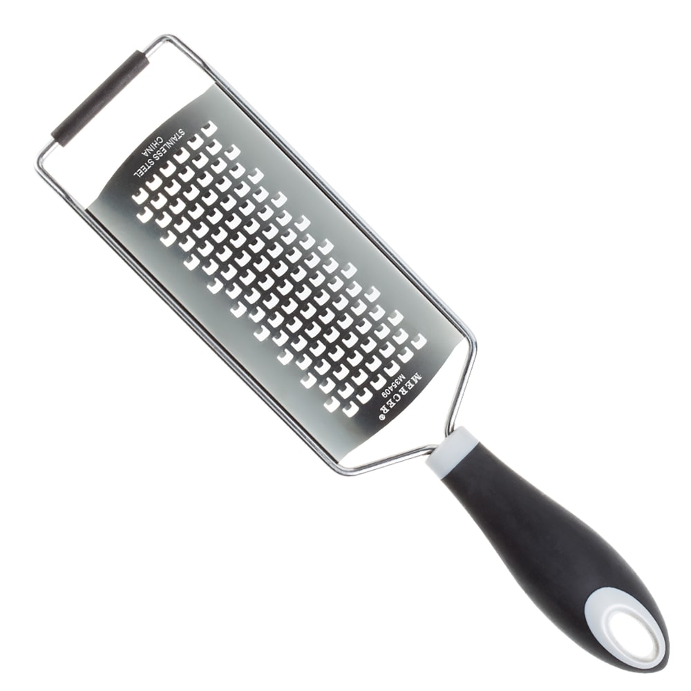 132-M35409 MercerGrates™ Coarse Grater w/ Black Santoprene®/Polypropylene Handle, Stainless