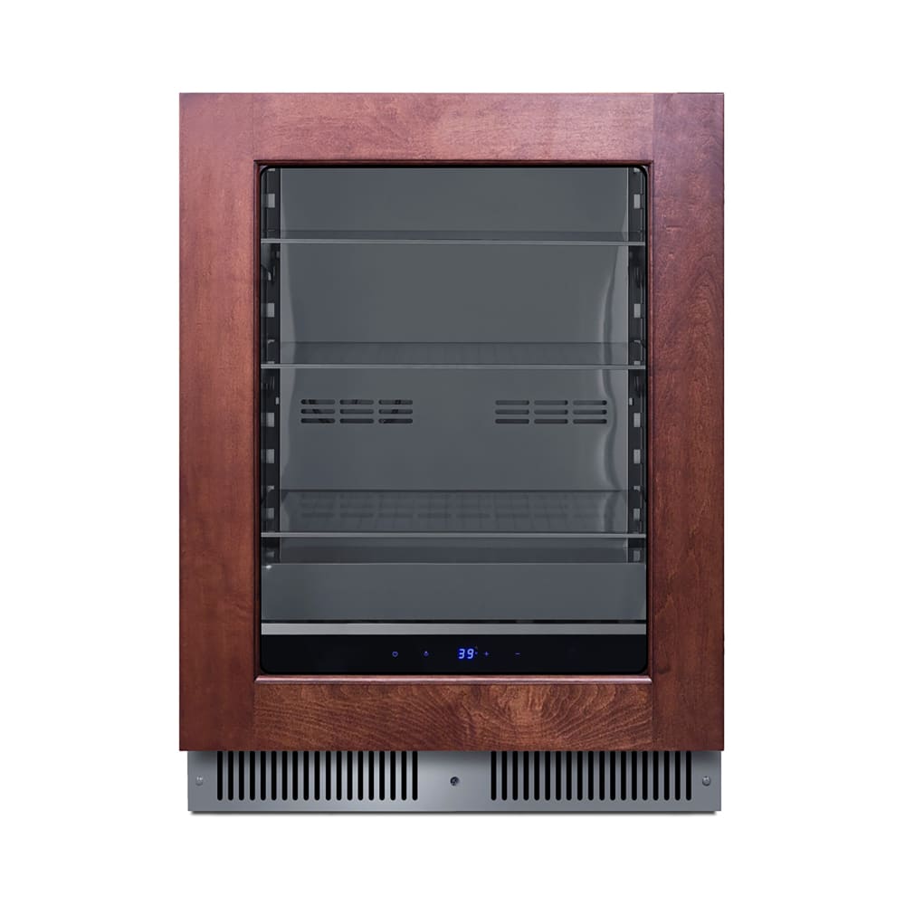162-SDHG2443PNR 23 3/8" Undercounter Refrigerator w/ 1 Glass Door, 115v