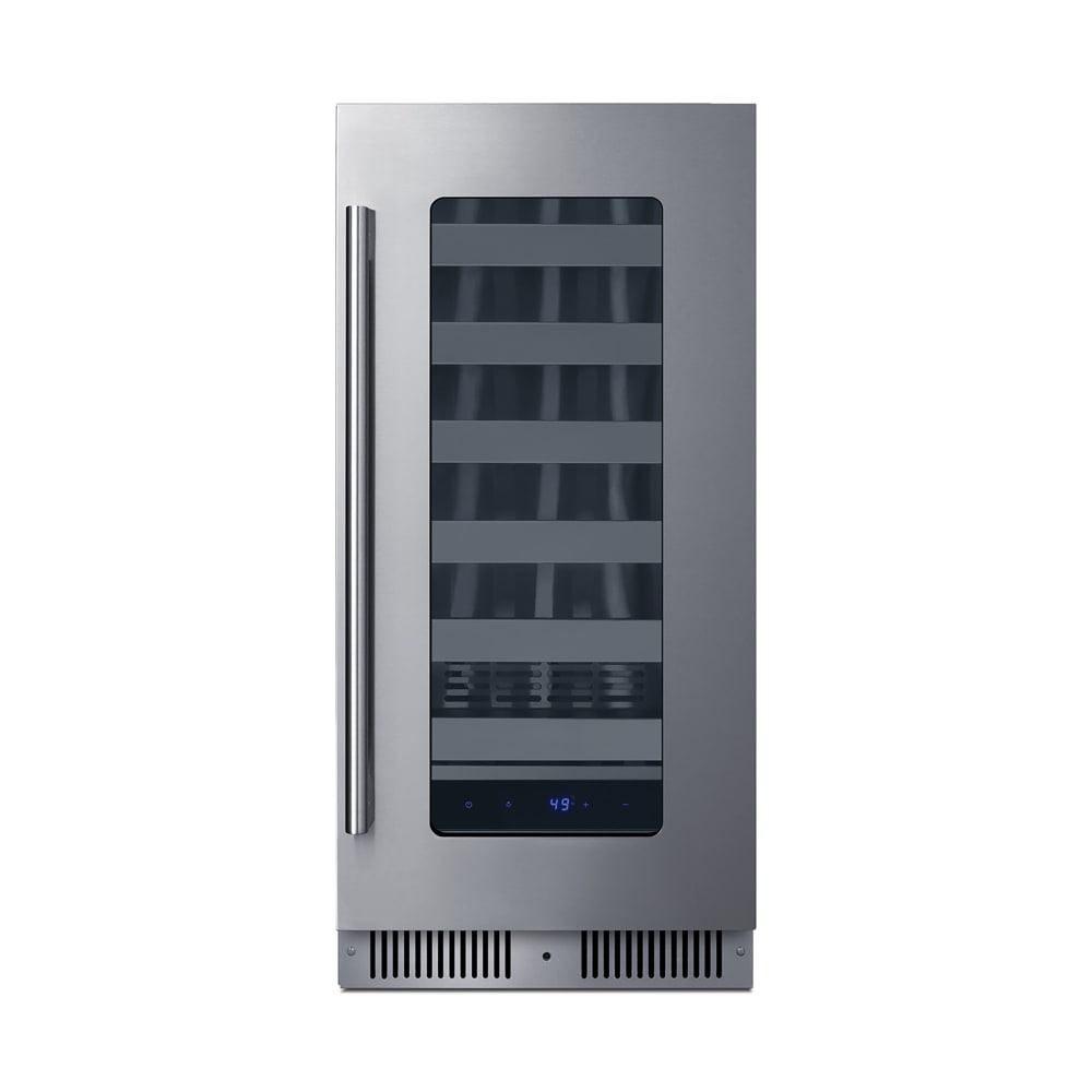 162-SDHW1532 14 3/4" One Section Built In Wine Cooler w/ (1) Zone - 18 Bottle Capacity, 115v