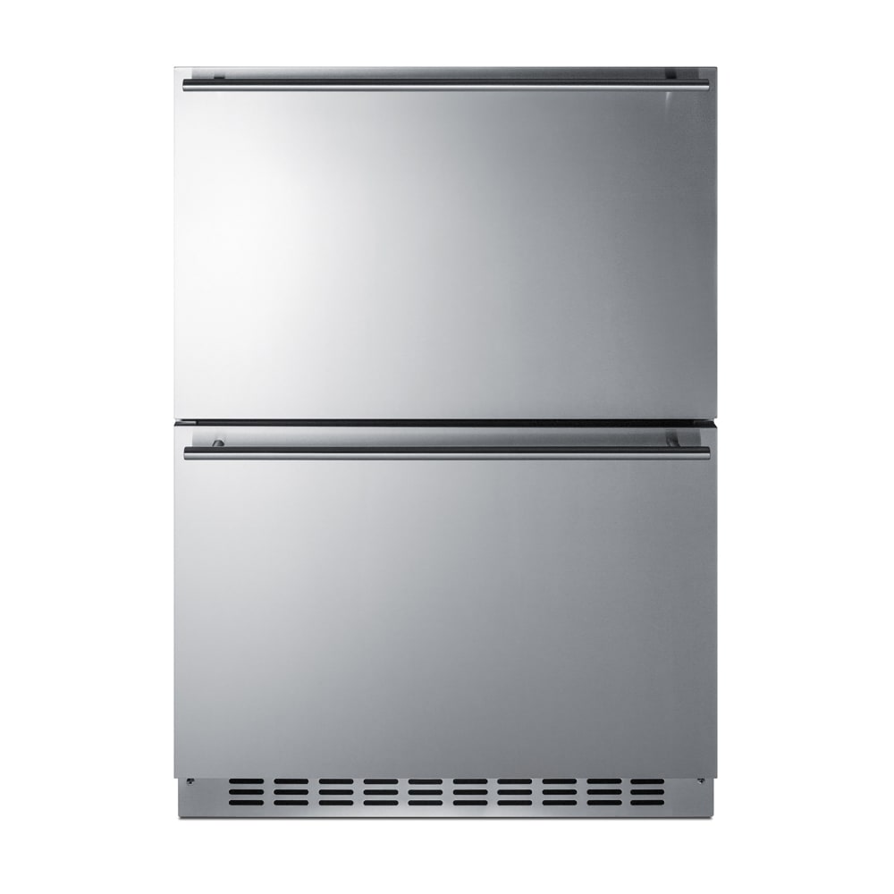 162-SPRF34D7 23 5/8" Undercounter Refrigerator/Freezer w/ (1) Section & (2) Drawers, 115...