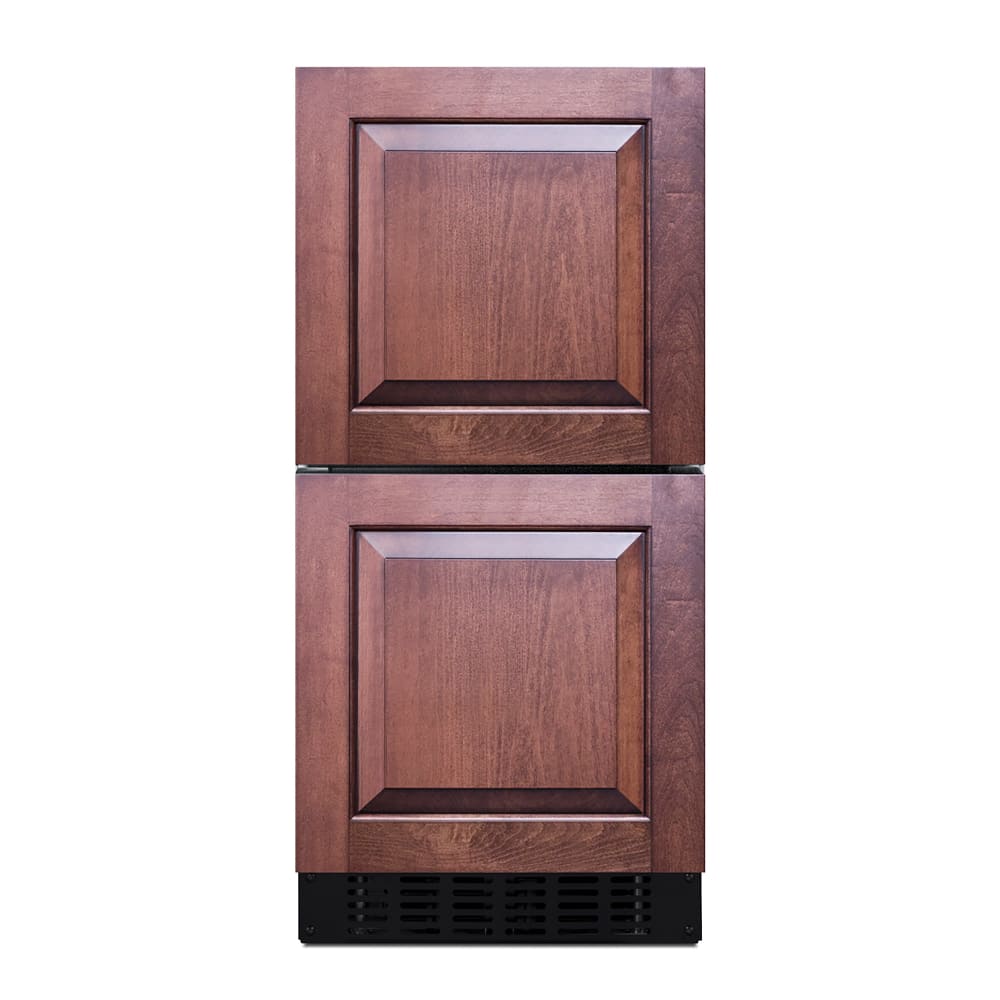 162-ASDR1524PNR 14 3/4" Undercounter Refrigerator w/ (1) Section & (2) Drawers, 115v