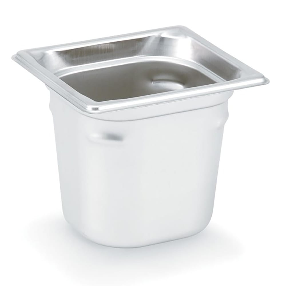 175-90662 Super Pan 3® Sixth Size Steam Pan - Stainless Steel