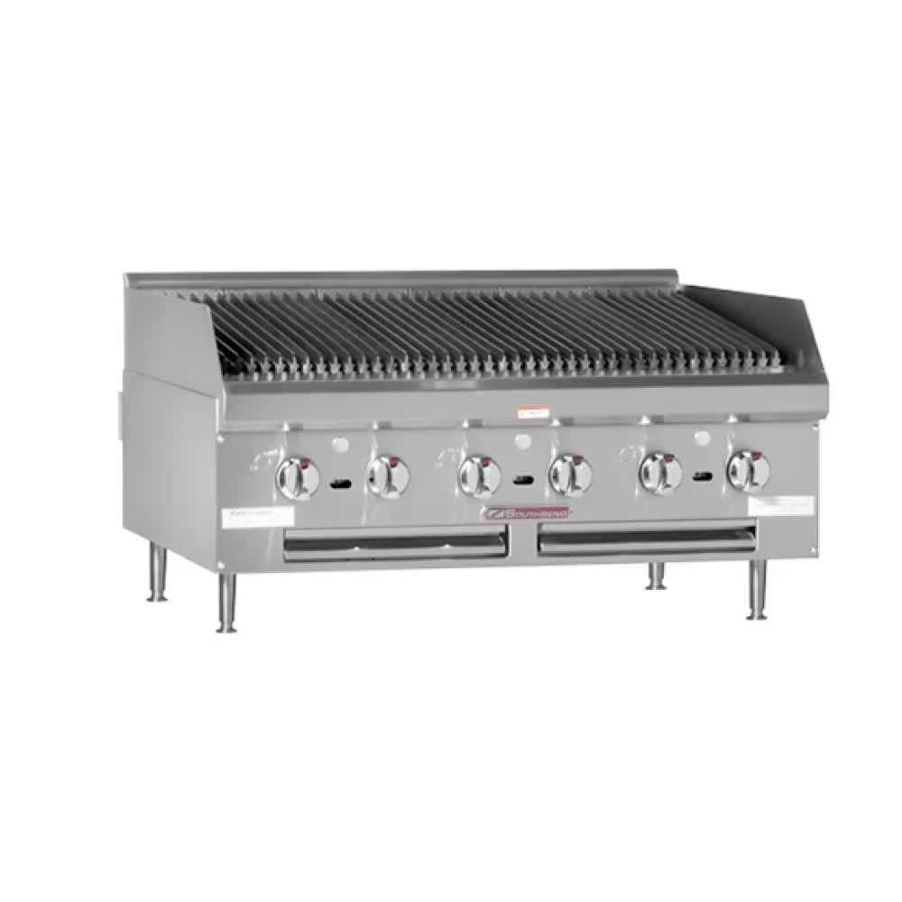 348-HDC36LP 36" Gas Charbroiler w/ Cast Iron Grates, Liquid Propane
