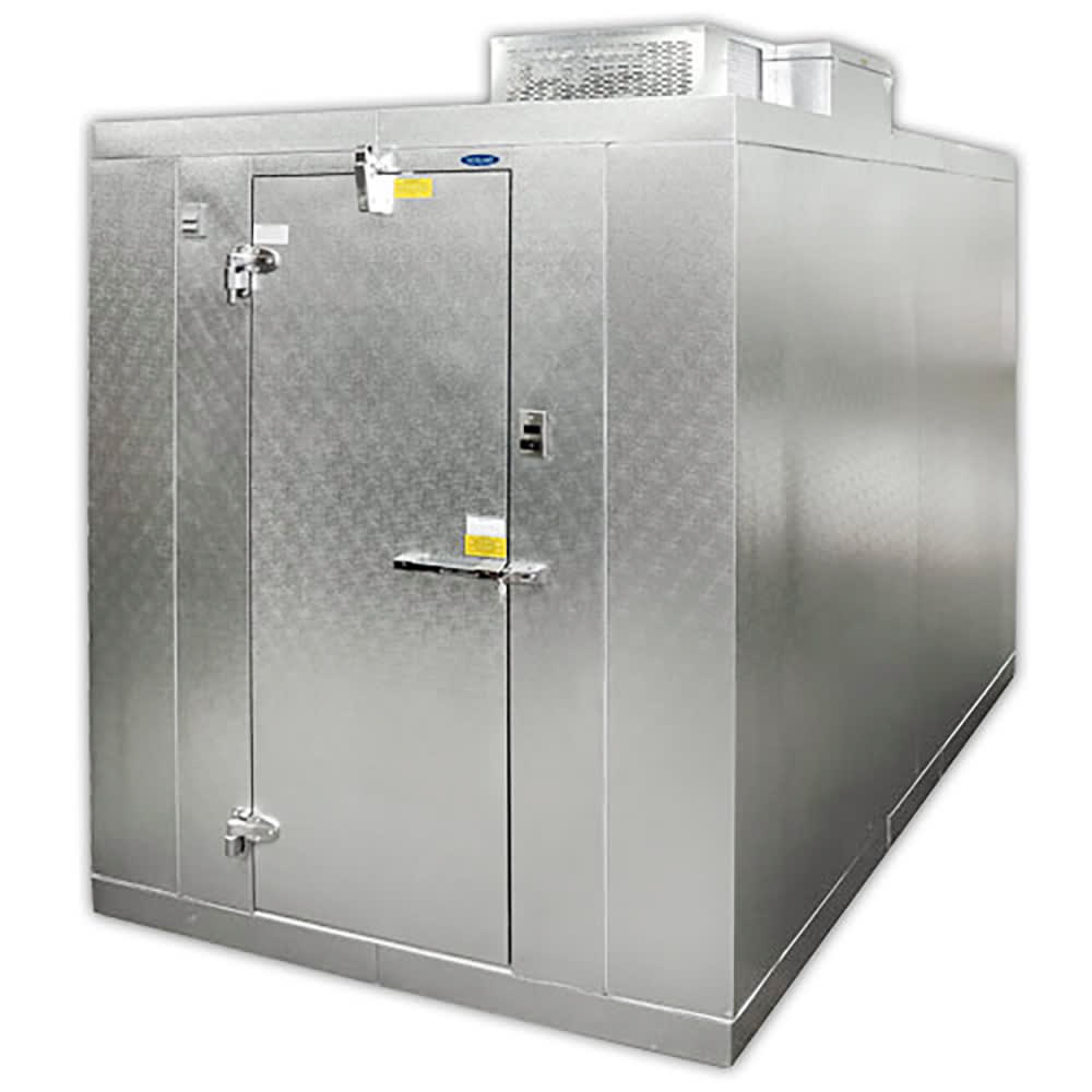 378-KLF77810CL 8' x 10' Indoor Walk-in Freezer w/ Top-Mounted Compressor - Floor