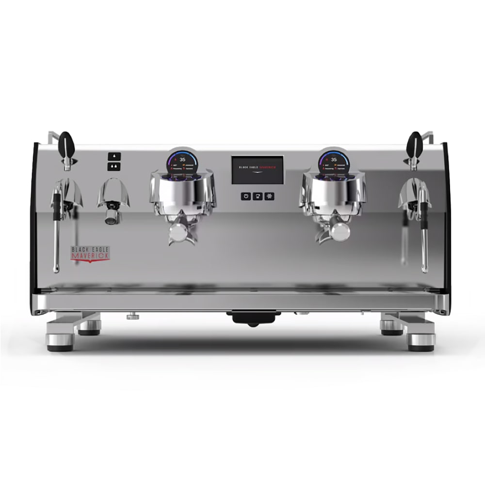 743-MMAVERGVT3020049 Black Eagle Maverick Automatic Espresso Machine w/ (2) Groups & (2) Stea...