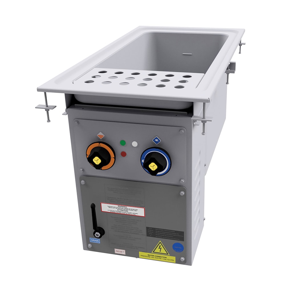 812-AED33 11 Gallon Mia Electric Pasta Cooker - Drop-In, 230v/3ph