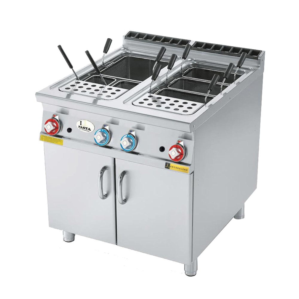 812-APCG35DNG 22 Gallon Aurora Natural Gas Pasta Cooker - Floor Model, 95,200 BTU