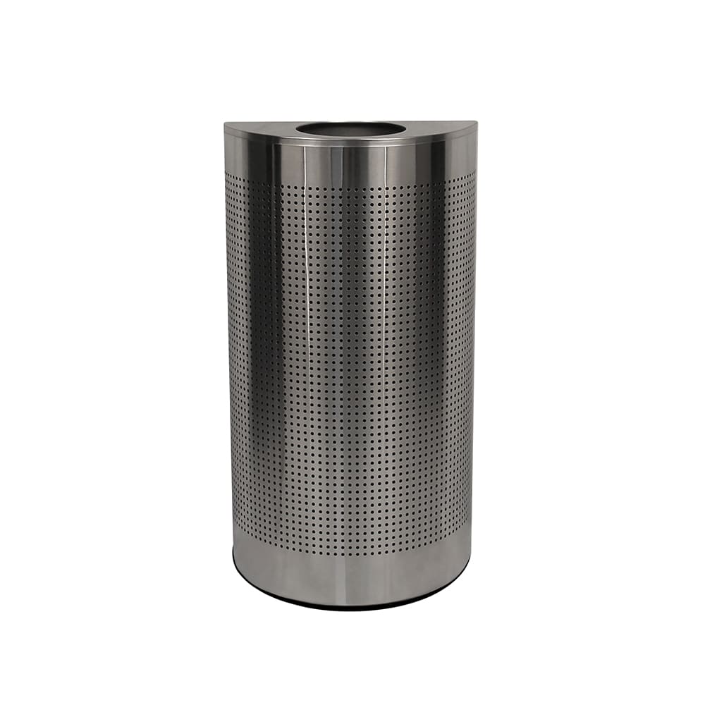125-CLHR12SS 12 gal Celestial Indoor Decorative Trash Can - Metal, Stainless Steel