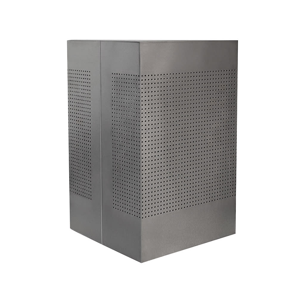 125-CL40SS 40 gal Celestial Indoor Decorative Trash Can - Metal, Stainless Steel