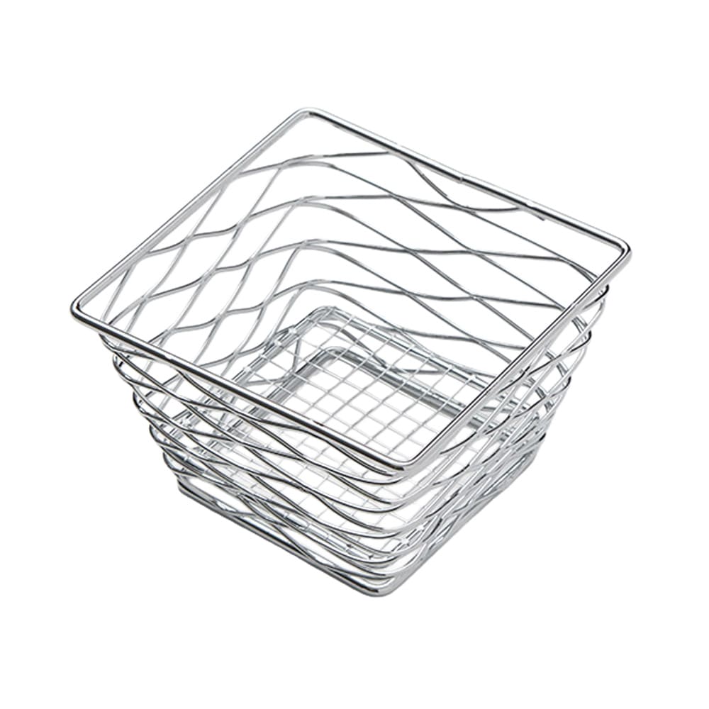 166-BNRB46C Riser/Basket, 6x4", Chrome