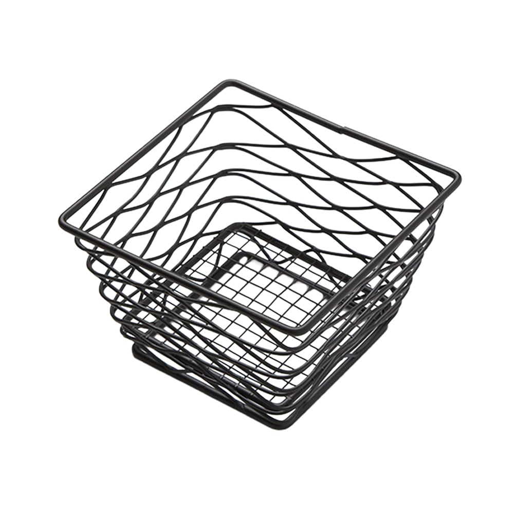 166-BNRB64B Riser/Basket, 6x4", Black