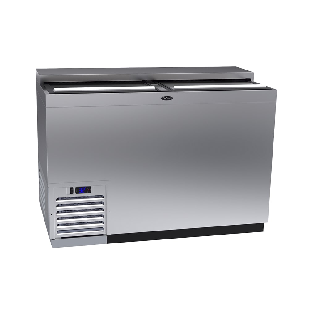 381-MC48S 2 Section Glass Chiller w/ 240 Mug Capacity, Stainless, 115v