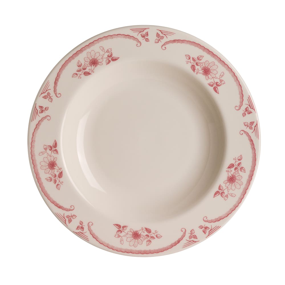 706-HL3802 20 oz Round American Rose Pasta Bowl - China, Rose