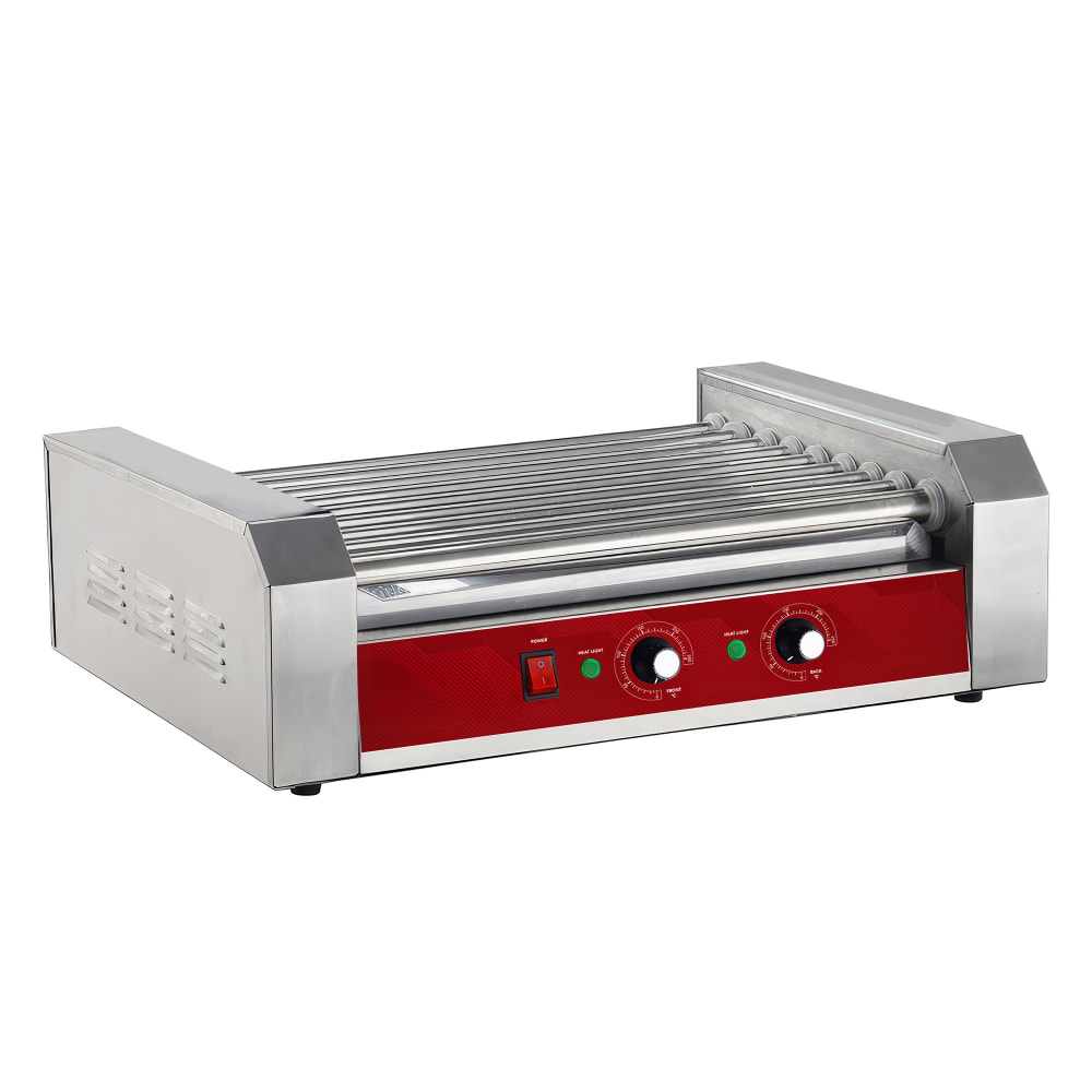 122-HDRG3 24 Hot Dog Roller Grill w/ Manual Controls - Flat Top, 120v