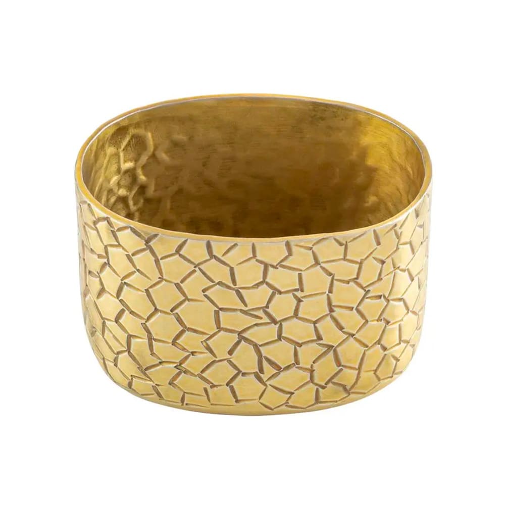 229-10742 Oval Sugar Caddy - Aluminum, Gold