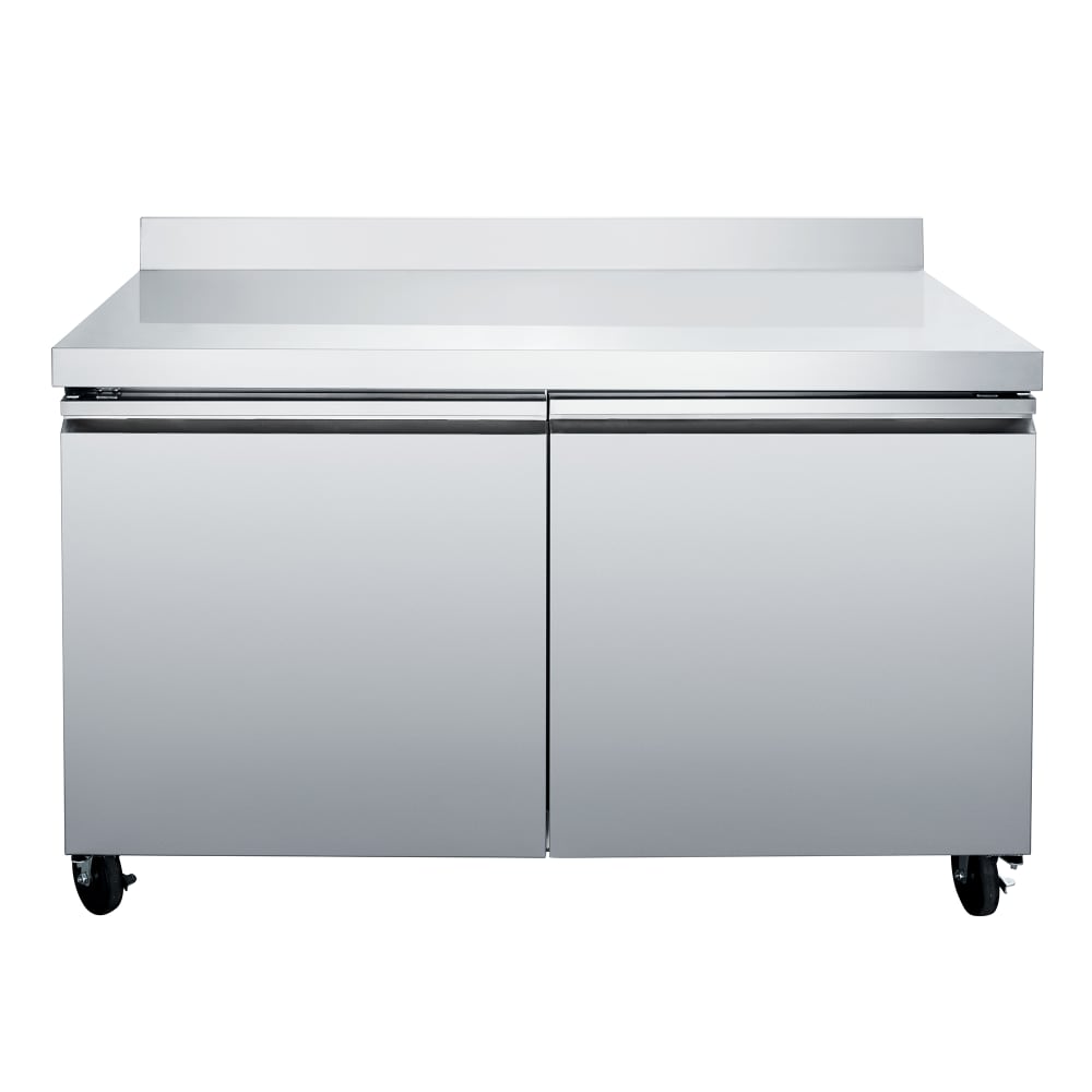 394-MEWF60A 60 1/4" Worktop Freezer w/ (2) Sections & (2) Doors, 115v