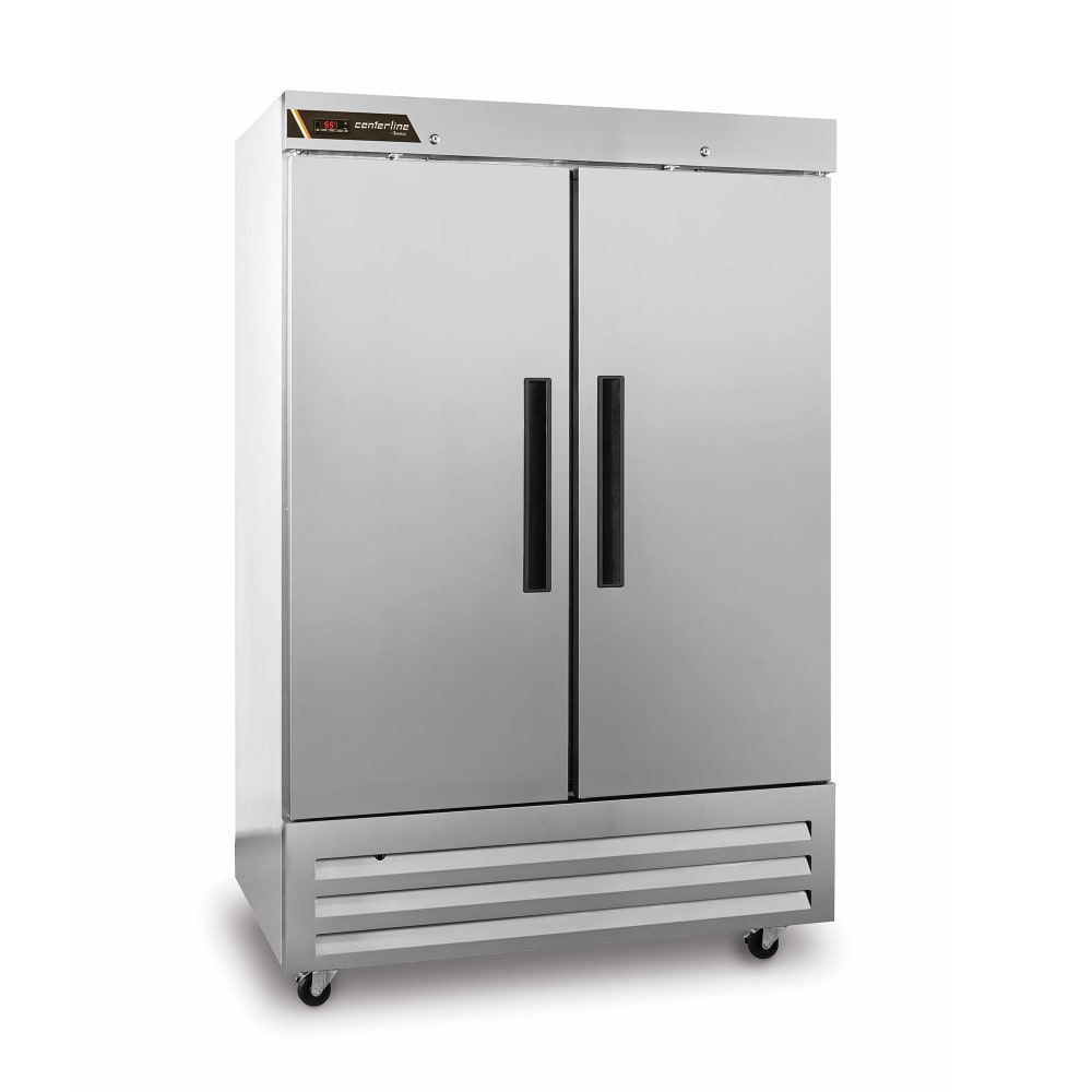 206-CLBM49RFSLL 54" Two Section Reach In Refrigerator, (2) Left Hinge Solid Doors, 115v