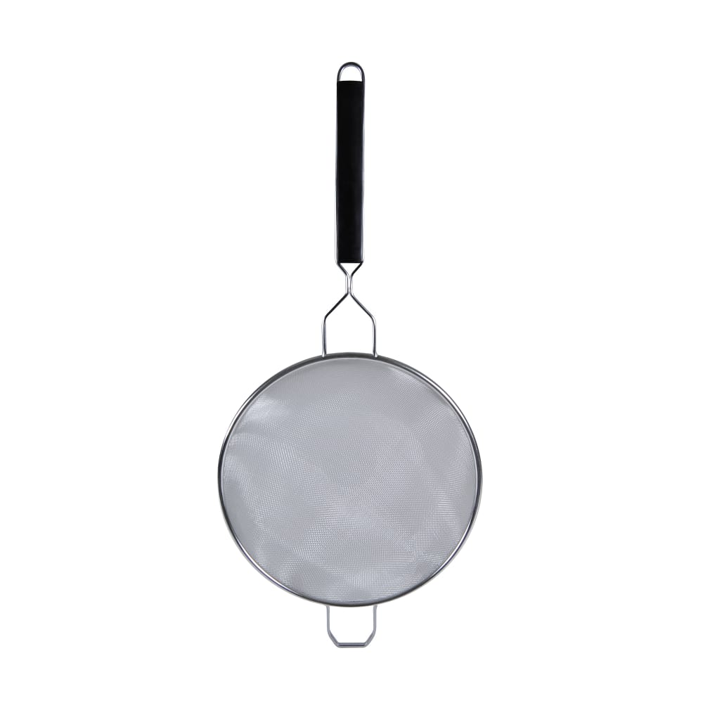 438-SLSTN5110PB 10" Strainer w/ Single Fine Mesh & Polypropylene Handle, Stainless Steel