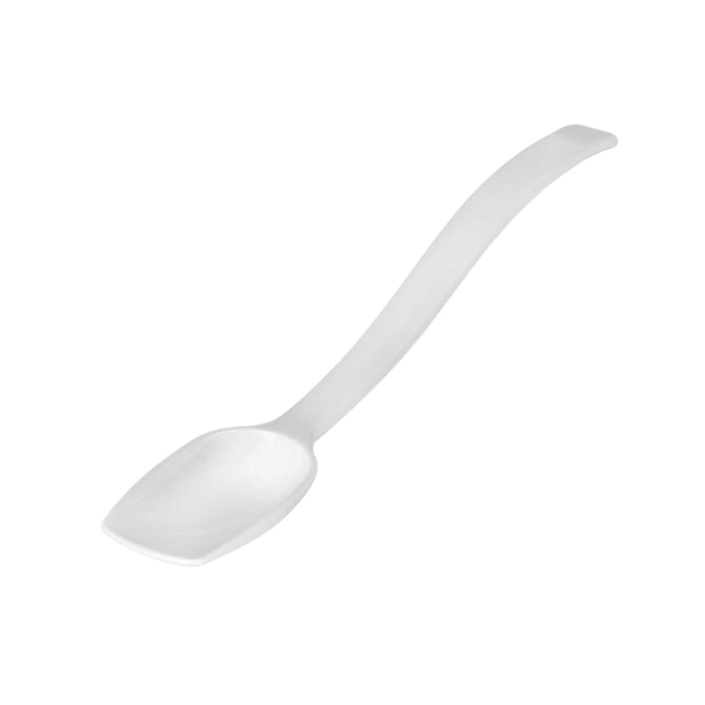 438-PLBS010WH 10" Solid Serving Spoon - Polycarbonate, White