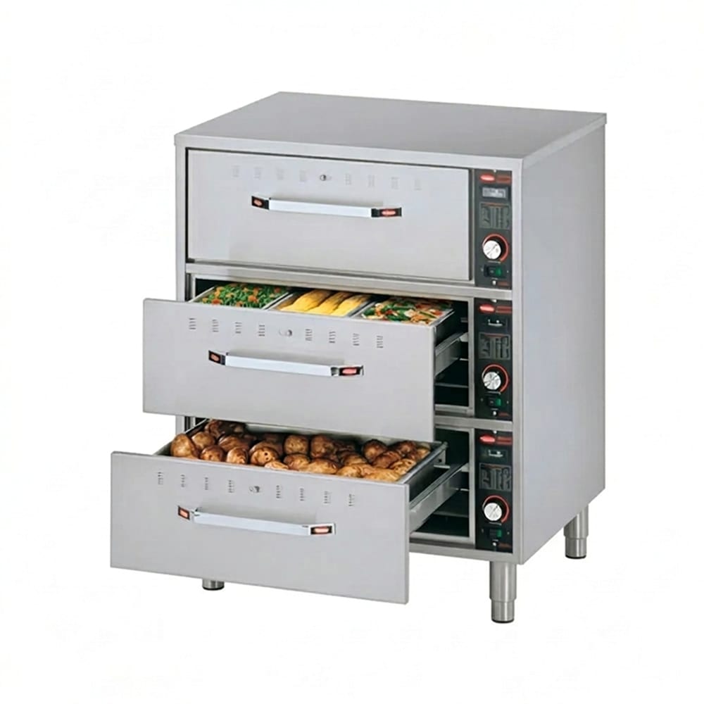 042-HDW3N208 20.88"W Freestanding Warming Drawer w/ (3) 13" Compartments, 208v/1ph