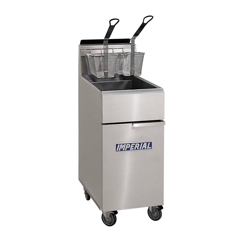 406-EFS40 Elements Series Gas Fryer - (1) 40 lb Vat, Floor Model, Liquid Propane