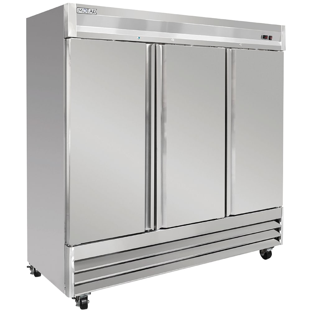 394-MSD3DFBALA 80 7/8" Three Section Reach In Freezer, (3) Left/Right Solid Doors, 115v