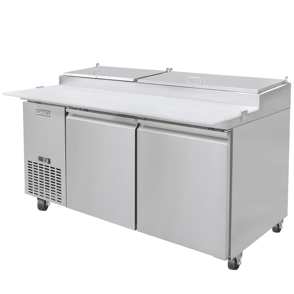 394-MPR67A 67 1/4" Pizza Prep Table w/ Refrigerated Base, 115v