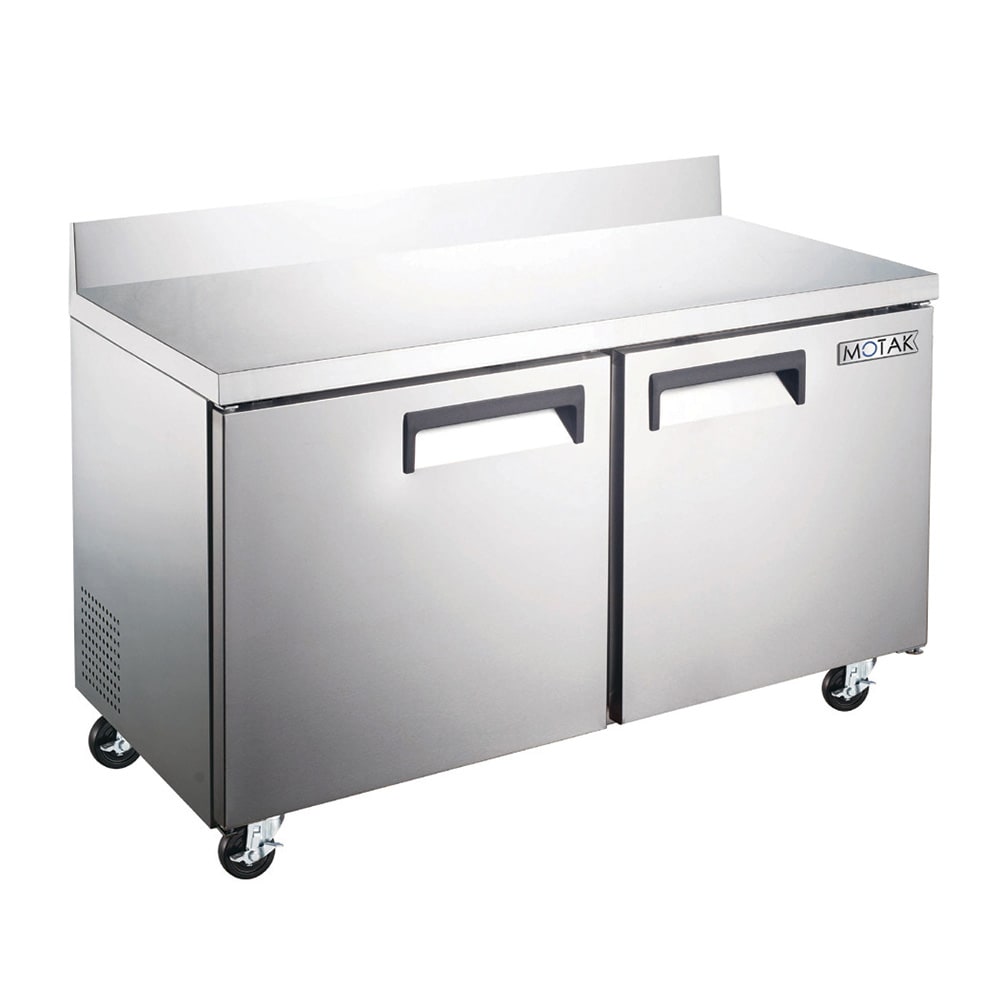 394-MWR60A 61 1/5" Worktop Refrigerator w/ (2) Sections & (2) Doors, 115v