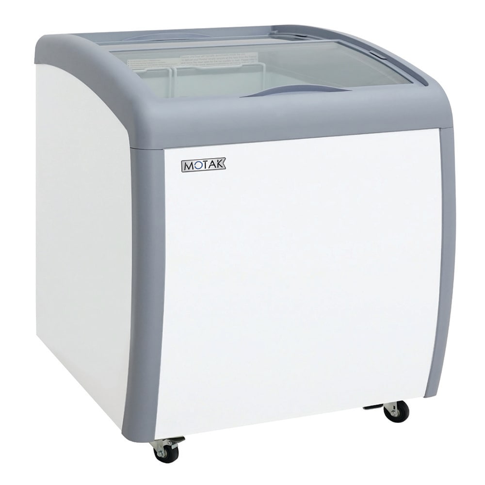394-MCA166AA 30 3/10" Mobile Ice Cream Freezer w/ 3 Baskets - White, 115v
