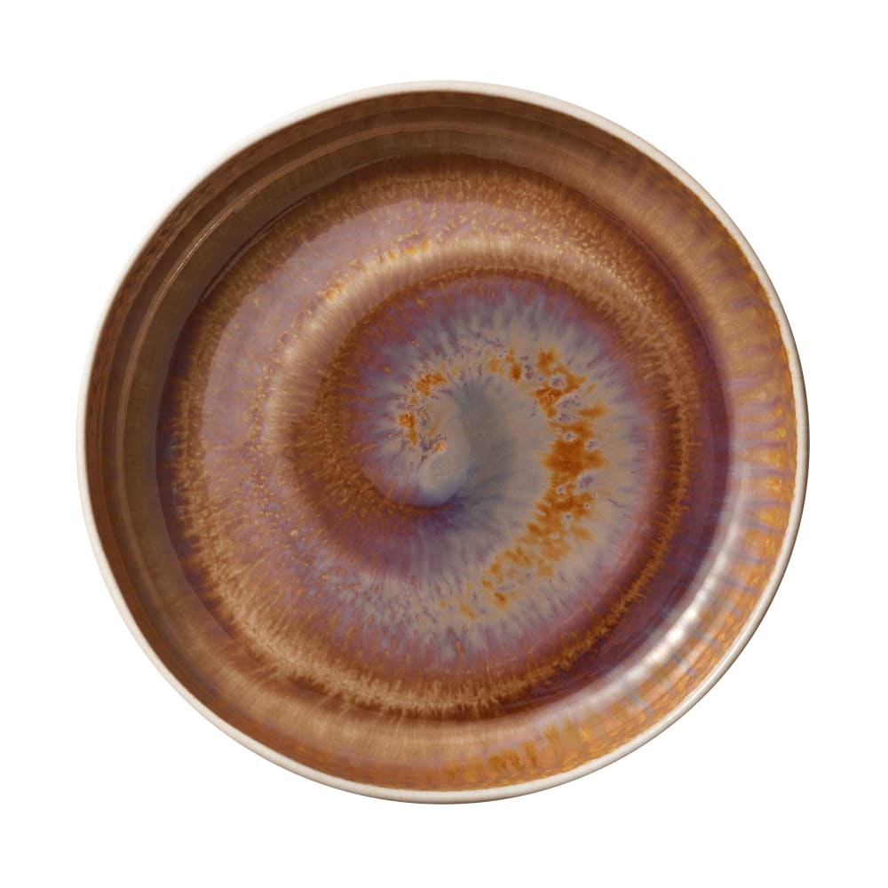 192-801192141000101 8" Round Perfect Match Deep Plate - Porcelain, Oyster