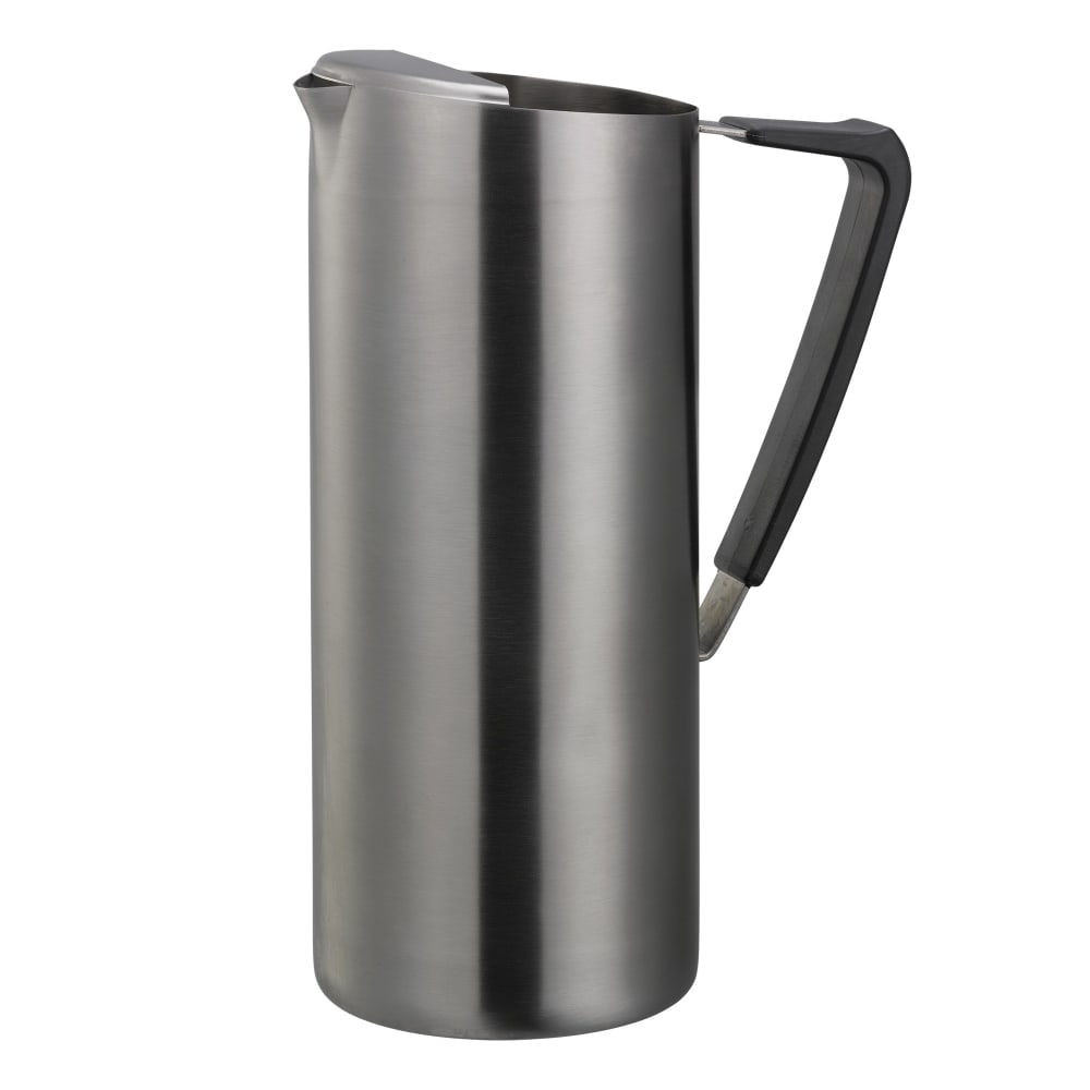 482-X7025BSDT 64 1/5 oz Water Pitcher w/ Ice Guard - Stainless Steel, Dark Tungsten