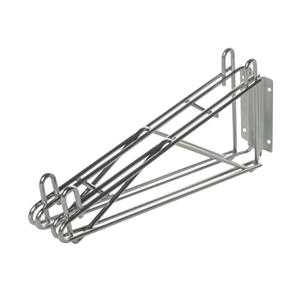 268-FWB24DCH 24" Wire Double Wall-Mount Shelf Bracket - Chrome