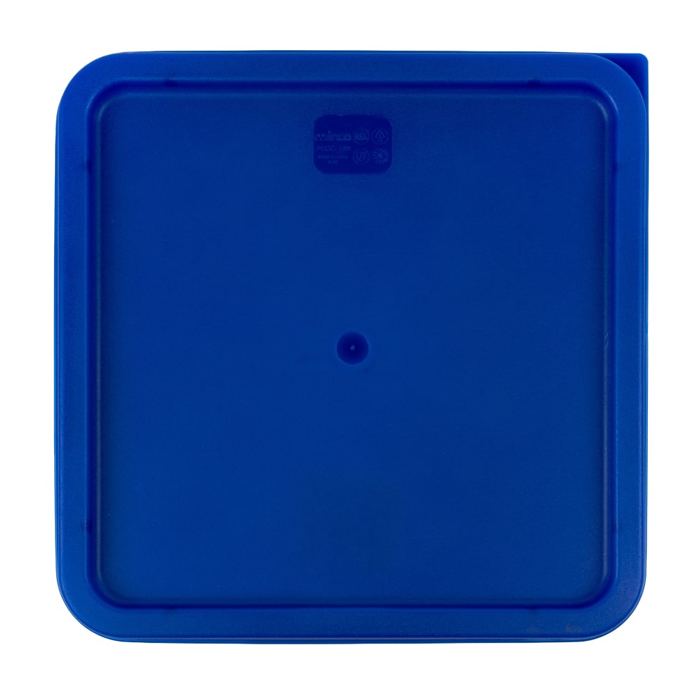 080-PECC128 Container Cover for 12, 18 & 22 qt Square Storage Containers, Polyethylene, Blue
