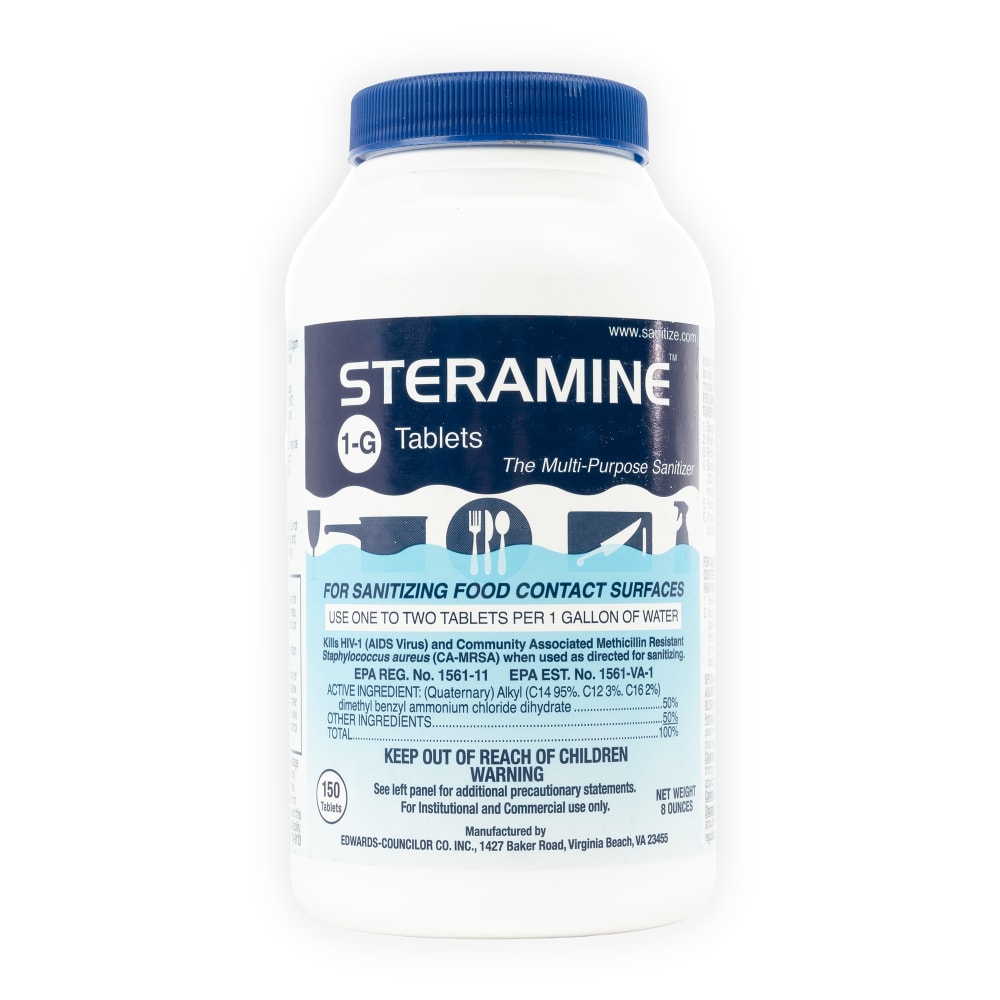 277-1G Steramine Tablets, 150 Tablets per Bottle