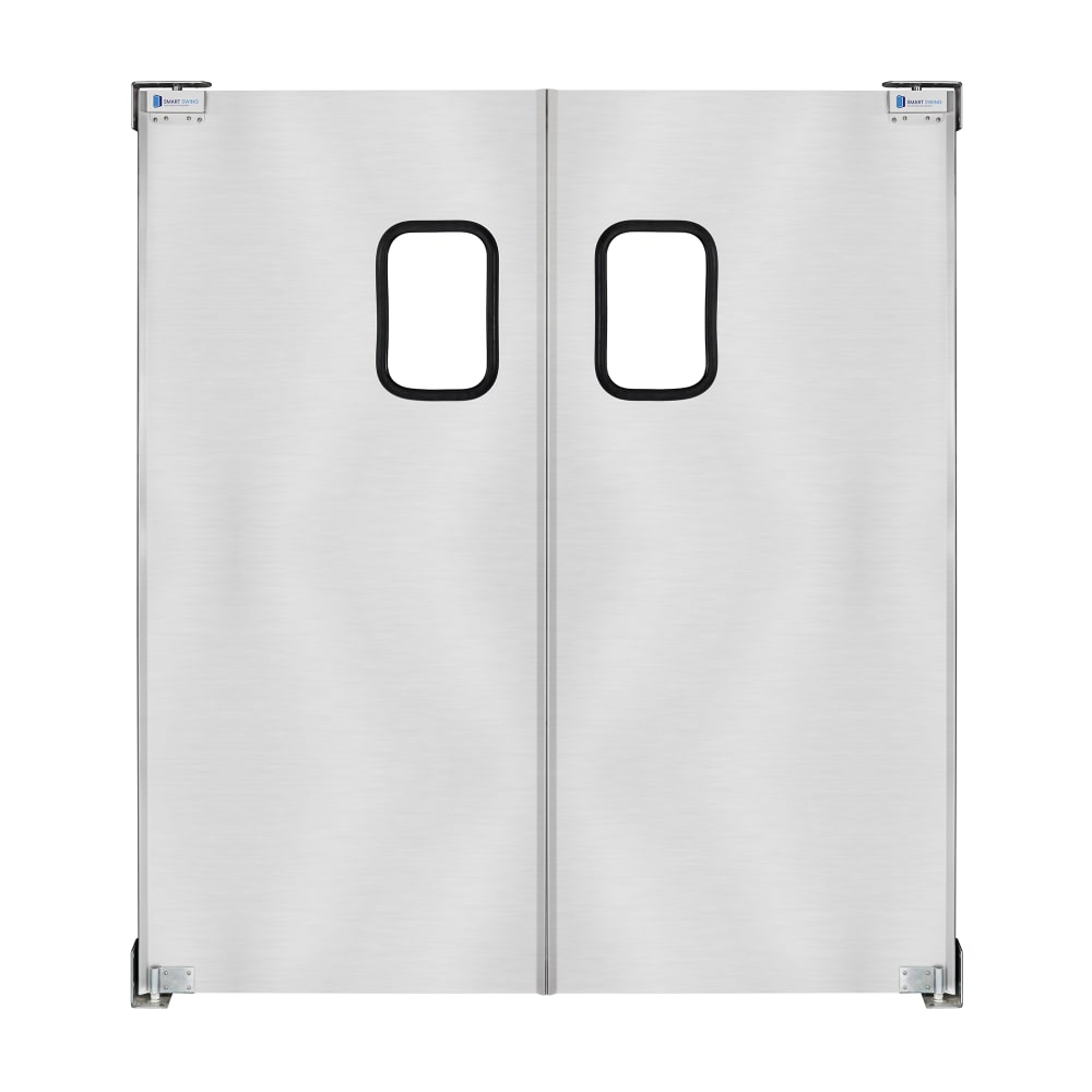 Smart Swing SM-7284 Double Swinging Traffic Door w/ Window - (2
