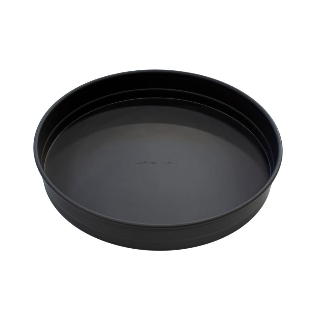 322-HSSR14X225PSTK 14" Chicago Style Deep Dish Pan, 2 1/2" Deep, Aluminum