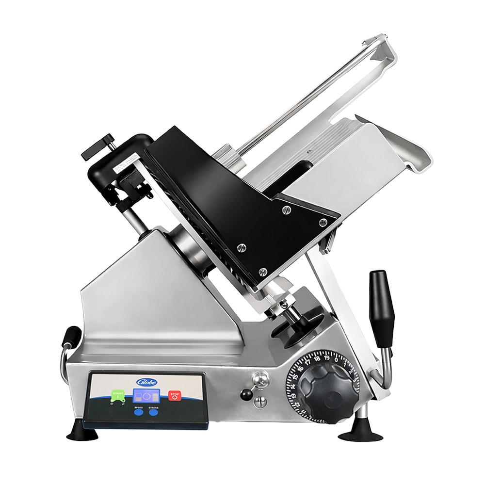 605-S213A Automatic Meat & Cheese Slicer w/ 13" Blade - Belt Driven, 1/2 hp