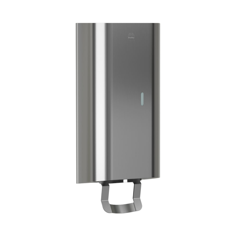 253-6B1110000 40 oz Wall Mount Manual Liquid Soap/Gel Sanitizer, Satin Stainless