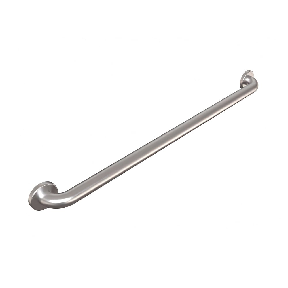 253-8120001360 36" Straight Grab Bar w/ 1 1/2" Diameter Tubing, Satin Finish Stainless...