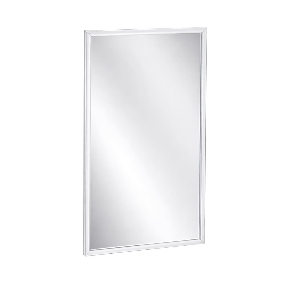 253-781024300 Channel Frame Float Glass Mirror, 24" X 30", Stainless