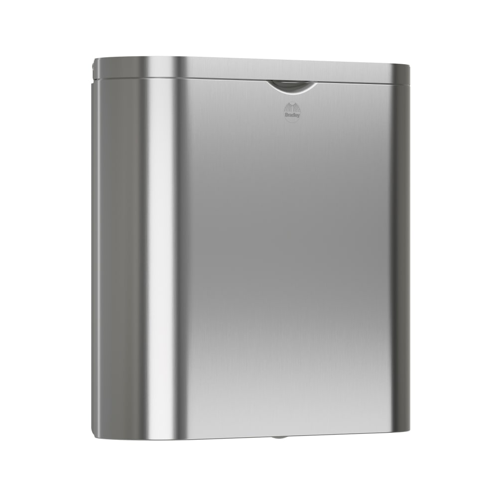 253-4B2110000 1 1/2 gallon Elvari™ Surface Mounted Sanitary Napkin Disposal Unit, Satin Stainless