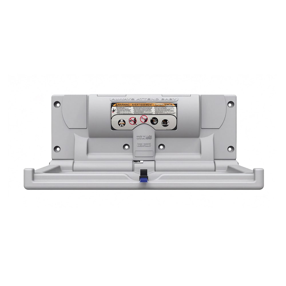 253-9631000000 Horizontal Wall Mounted Changing Station - HDPE, Light Gray