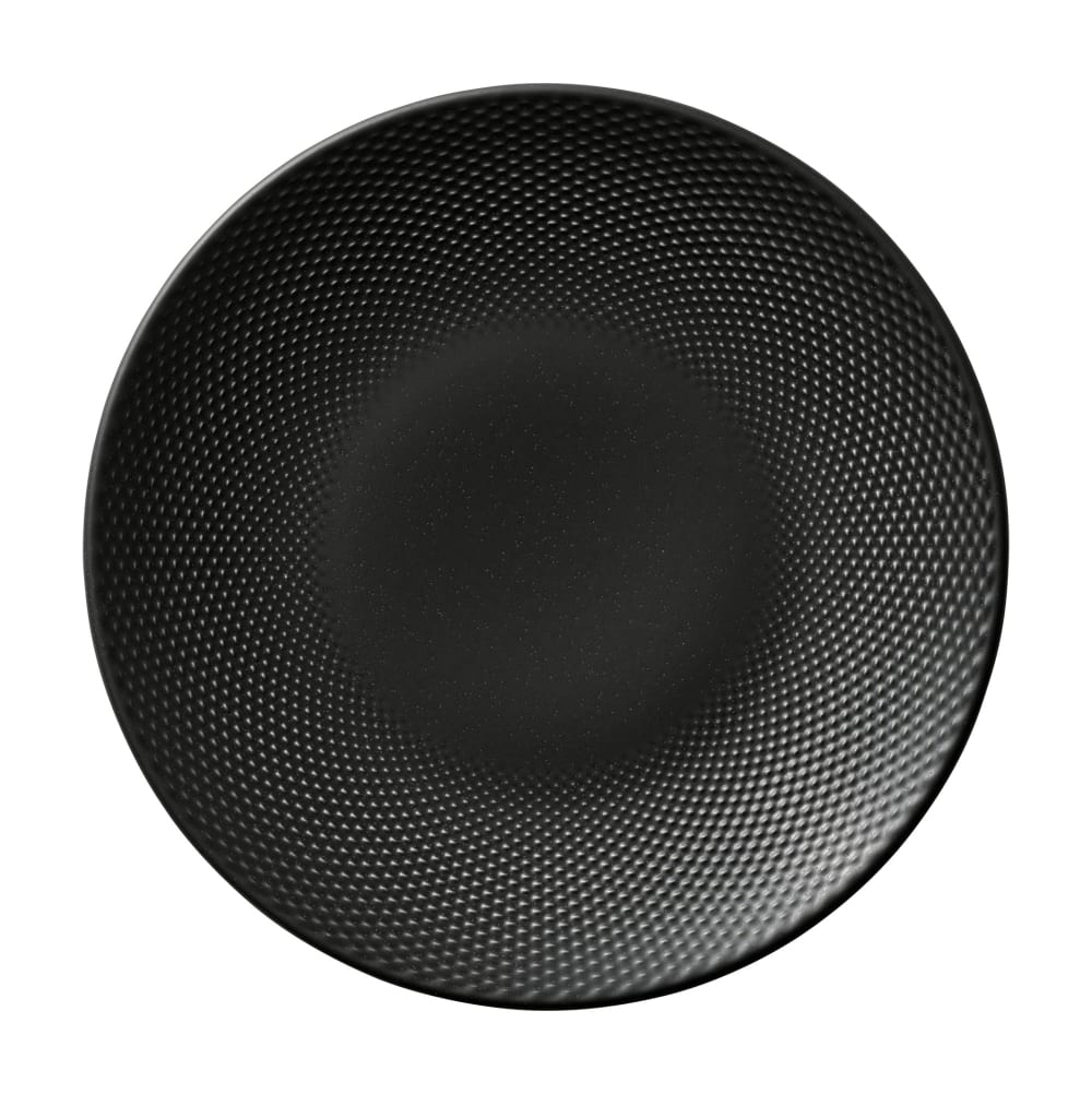 634-802122841000204 11" Pine Round China Plate, Coal