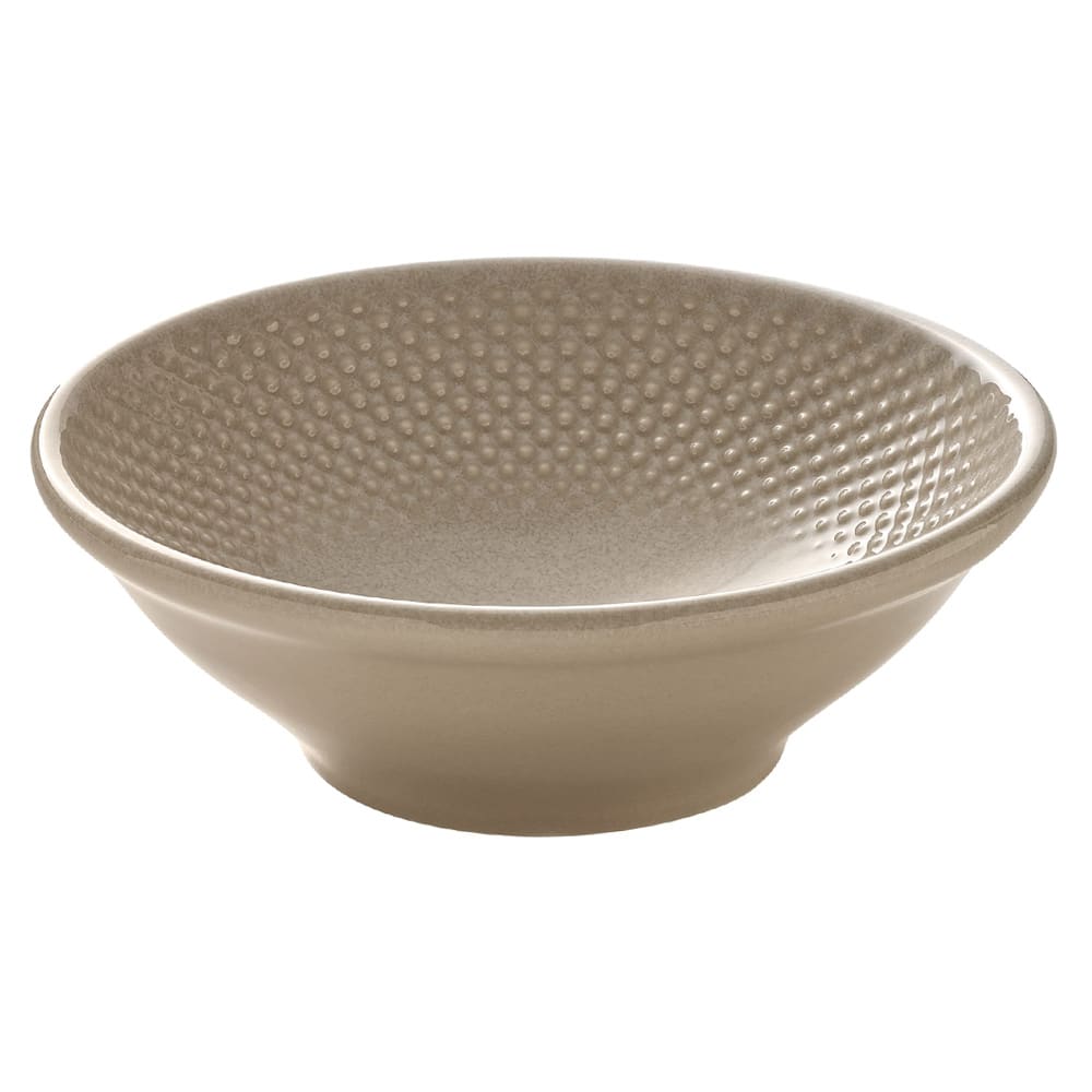 634-802571641000203 16 9/10 oz Pine Round Bowl, Almond