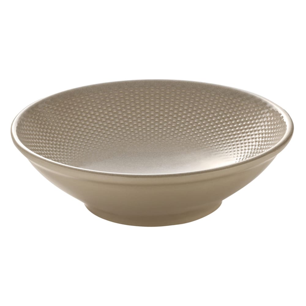 634-802572441000203 50 7/10 oz Pine Round Bowl, Almond