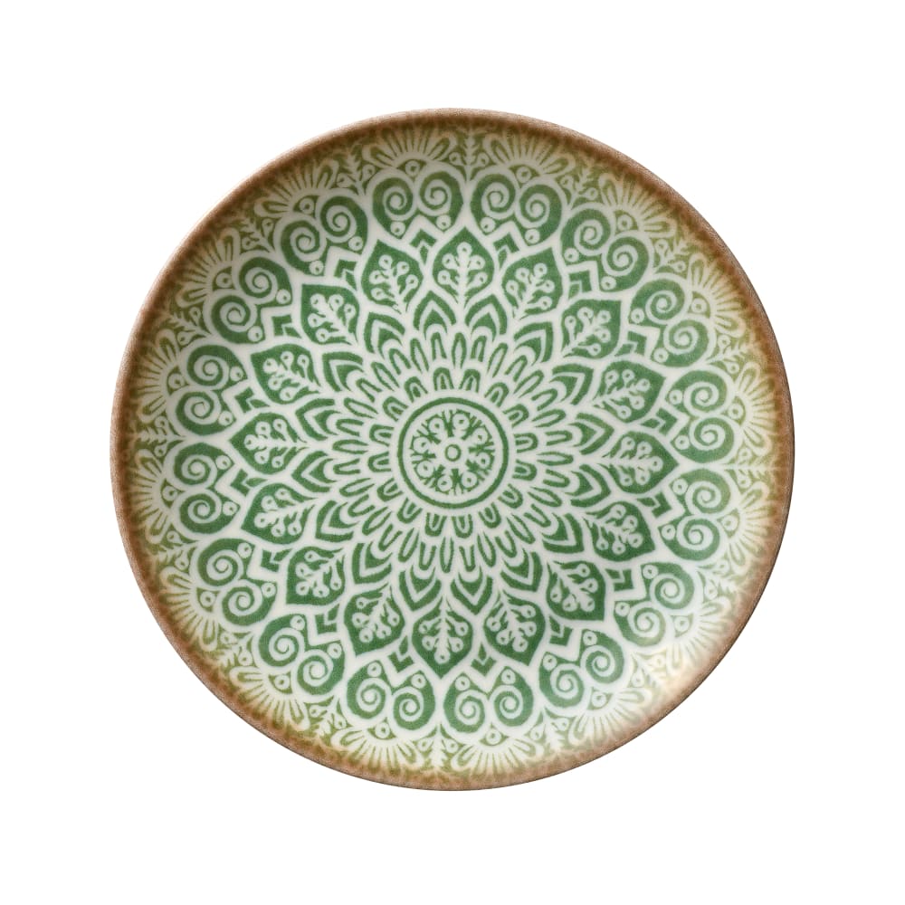 634-803122141000401 8 1/4" Soulmate Round China Plate, Jade