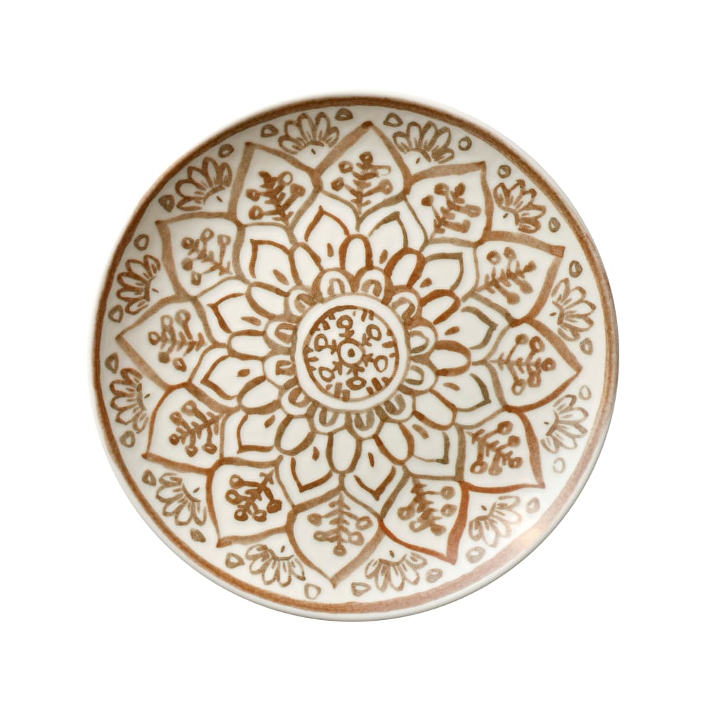 634-803122541000402 9 7/8" Soulmate Round China Plate, Sienna